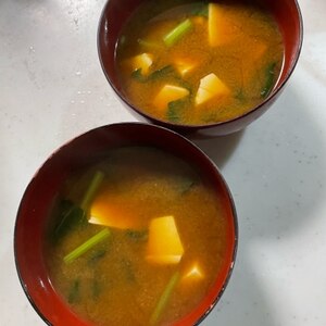 小松菜味噌汁